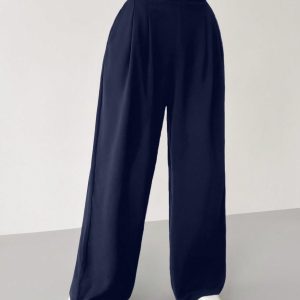 Women's Solid Color Simple Daily Basic Pants