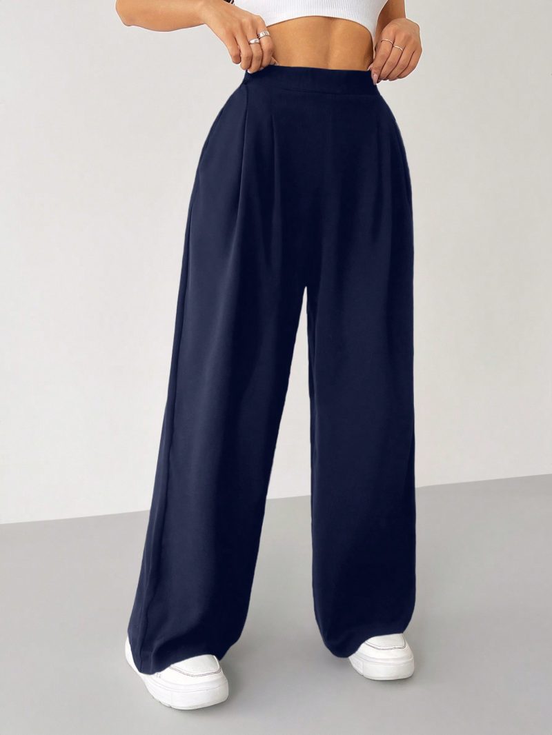 Women's Solid Color Simple Daily Basic Pants