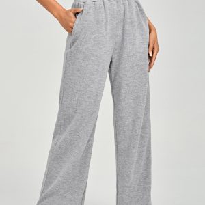 Slant Pocket Wide Leg Pants