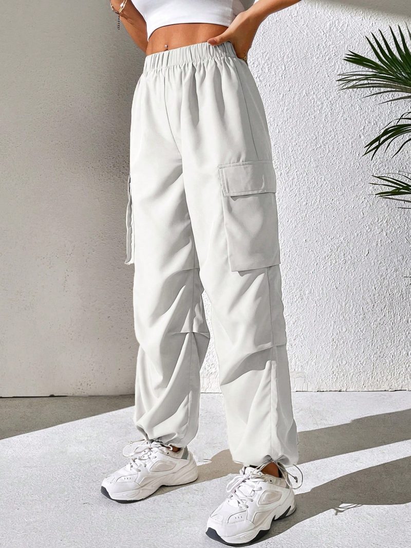 x Luisa Sonza Flap Pocket Side Cargo Dress Pants