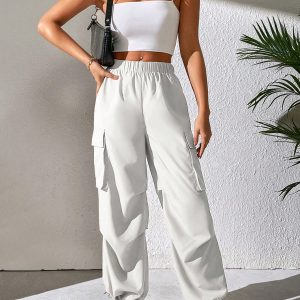 x Luisa Sonza Flap Pocket Side Cargo Dress Pants