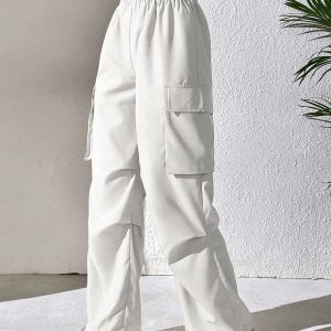 x Luisa Sonza Flap Pocket Side Cargo Dress Pants