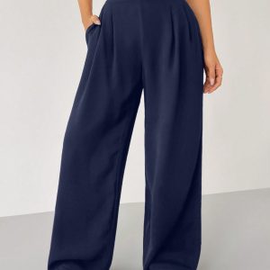 Women's Solid Color Simple Daily Basic Pants