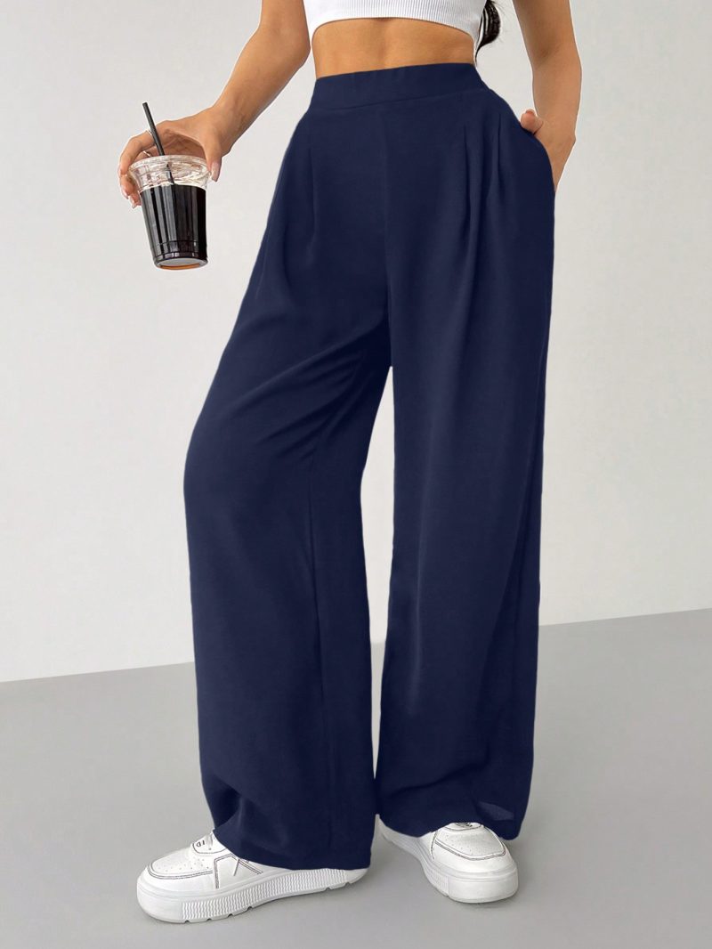 Women's Solid Color Simple Daily Basic Pants