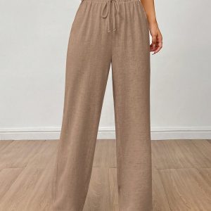 Women's Linen High Waisted Summer Baggy Pants