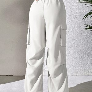 x Luisa Sonza Flap Pocket Side Cargo Dress Pants