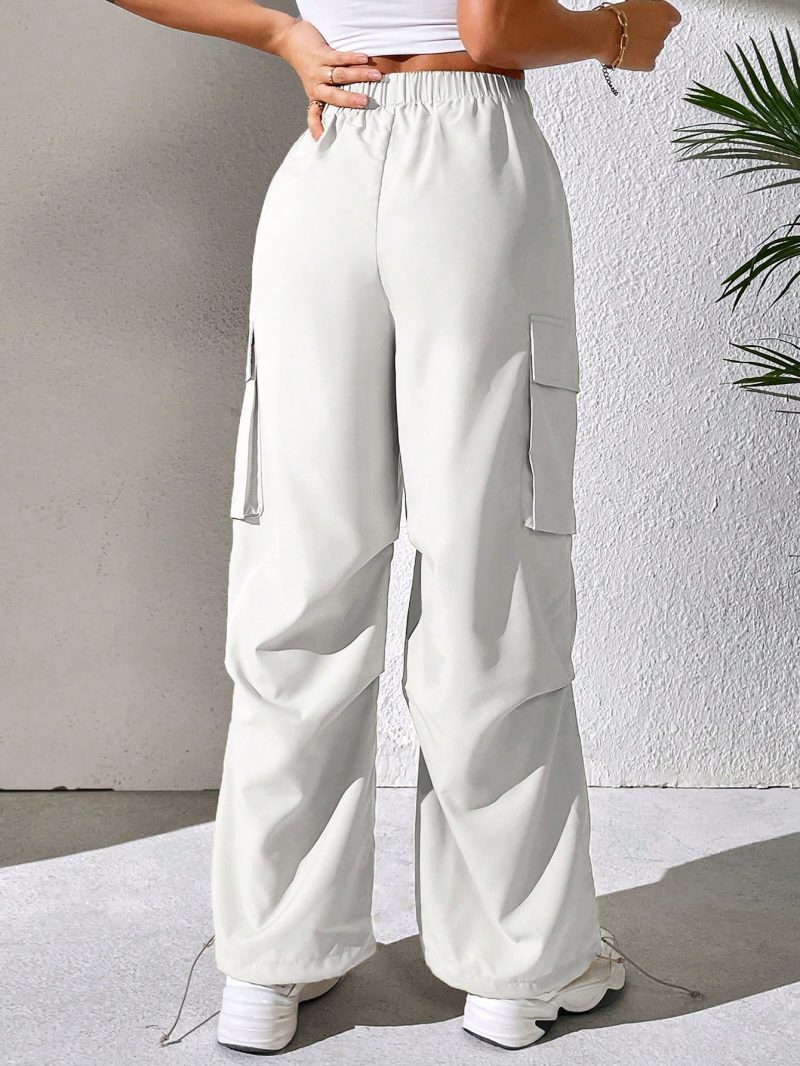 x Luisa Sonza Flap Pocket Side Cargo Dress Pants