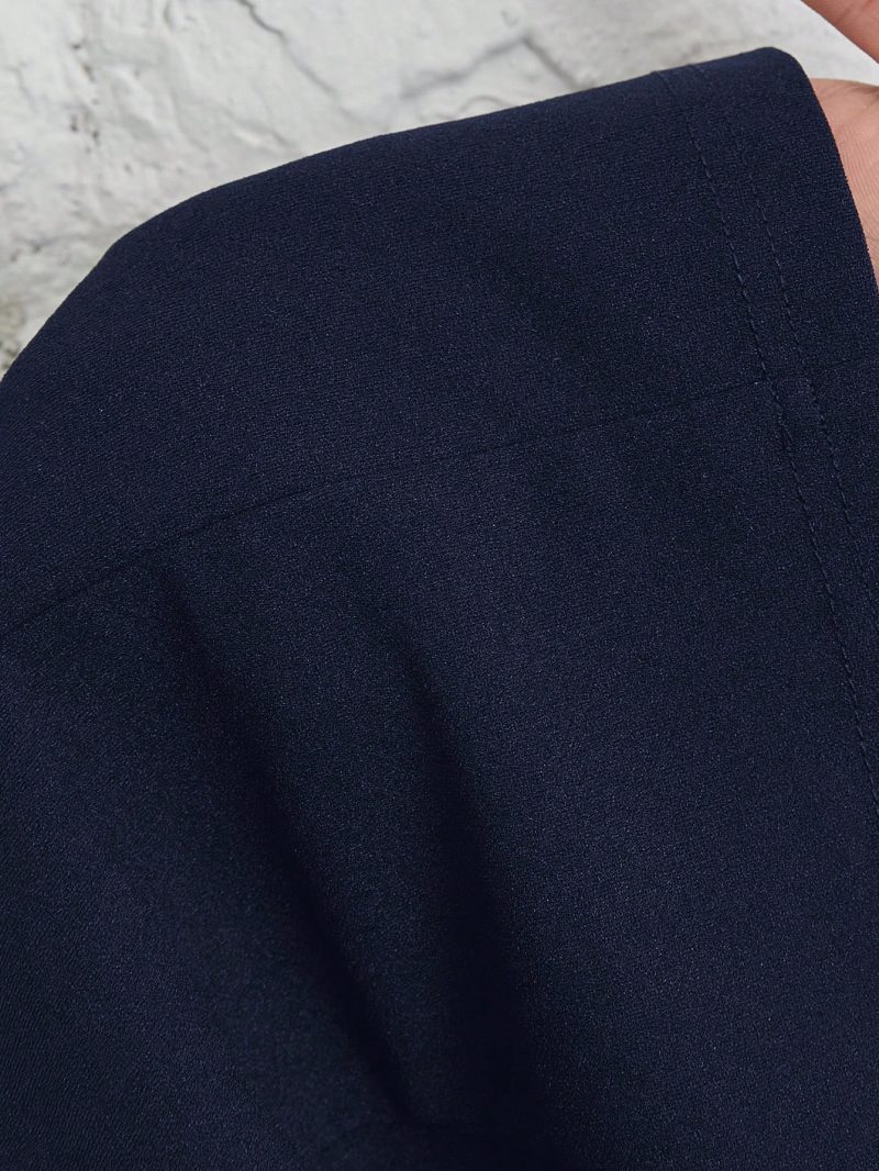 Autumn And Winter Wear Suitable For Commuting. Green Fruit Collar Single-Button Black Suit Jacket