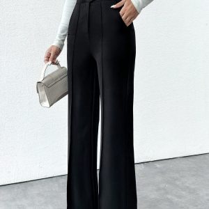 Size Women's Pocket Pants, Business Suit Pants