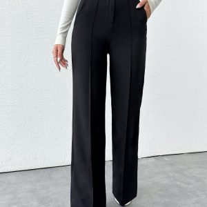Size Women's Pocket Pants, Business Suit Pants