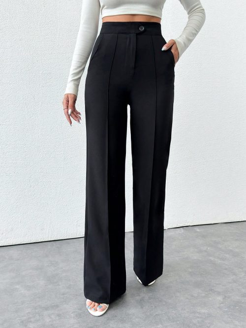 Size Women's Pocket Pants, Business Suit Pants