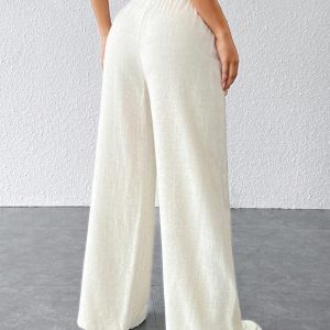 Paperbag Waist Wide Leg Pants
SKU: Sw2211079641121261