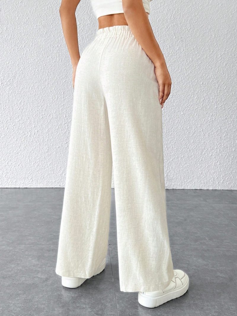 Paperbag Waist Wide Leg Pants
SKU: Sw2211079641121261