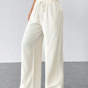 Paperbag Waist Wide Leg Pants
SKU: Sw2211079641121261