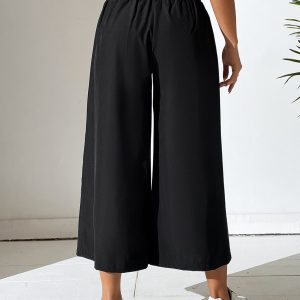 High Waist Wide Leg Pants