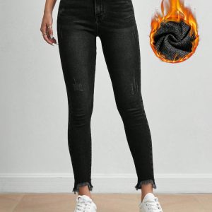 Women JeansThickened Denim