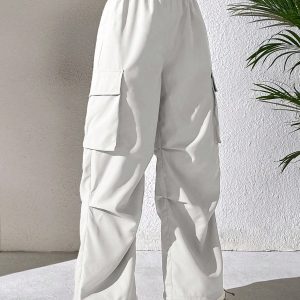 x Luisa Sonza Flap Pocket Side Cargo Dress Pants