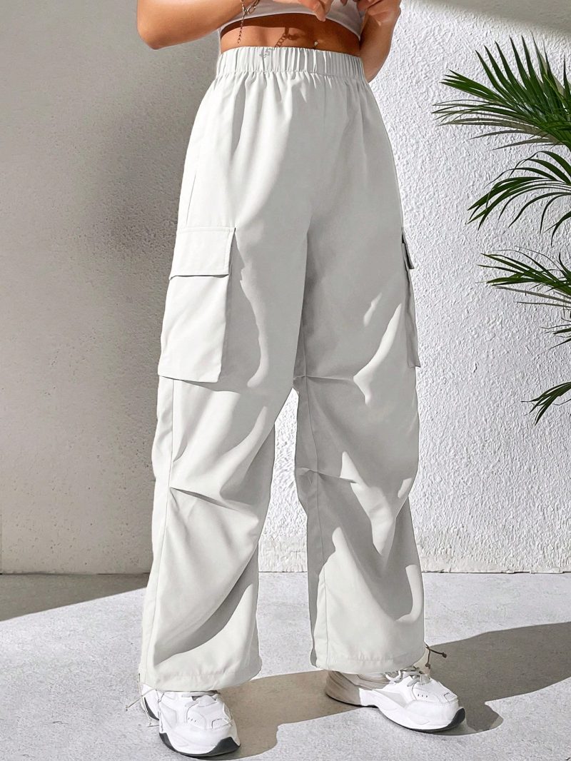 x Luisa Sonza Flap Pocket Side Cargo Dress Pants