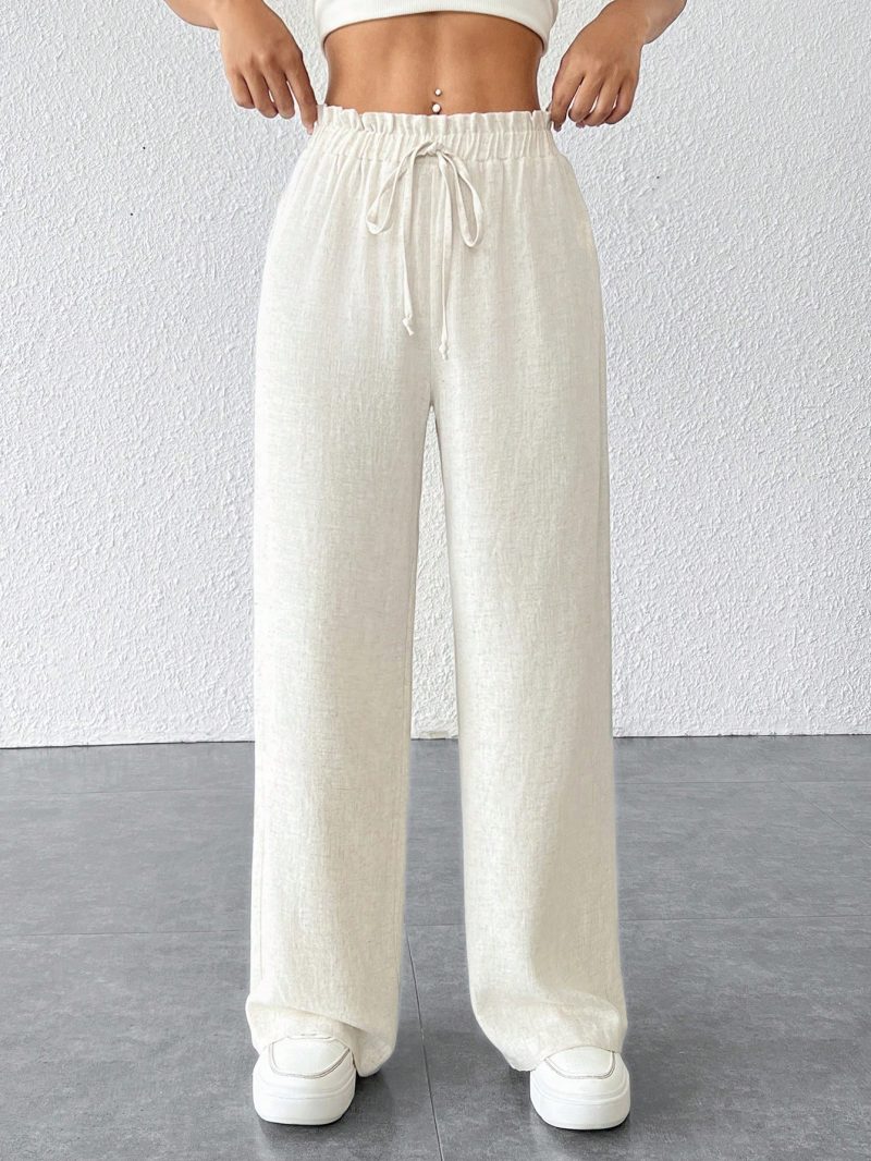 Paperbag Waist Wide Leg Pants
SKU: Sw2211079641121261