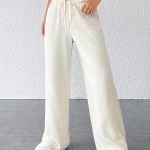 Paperbag Waist Wide Leg Pants
SKU: Sw2211079641121261
