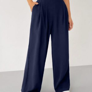 Women's Solid Color Simple Daily Basic Pants