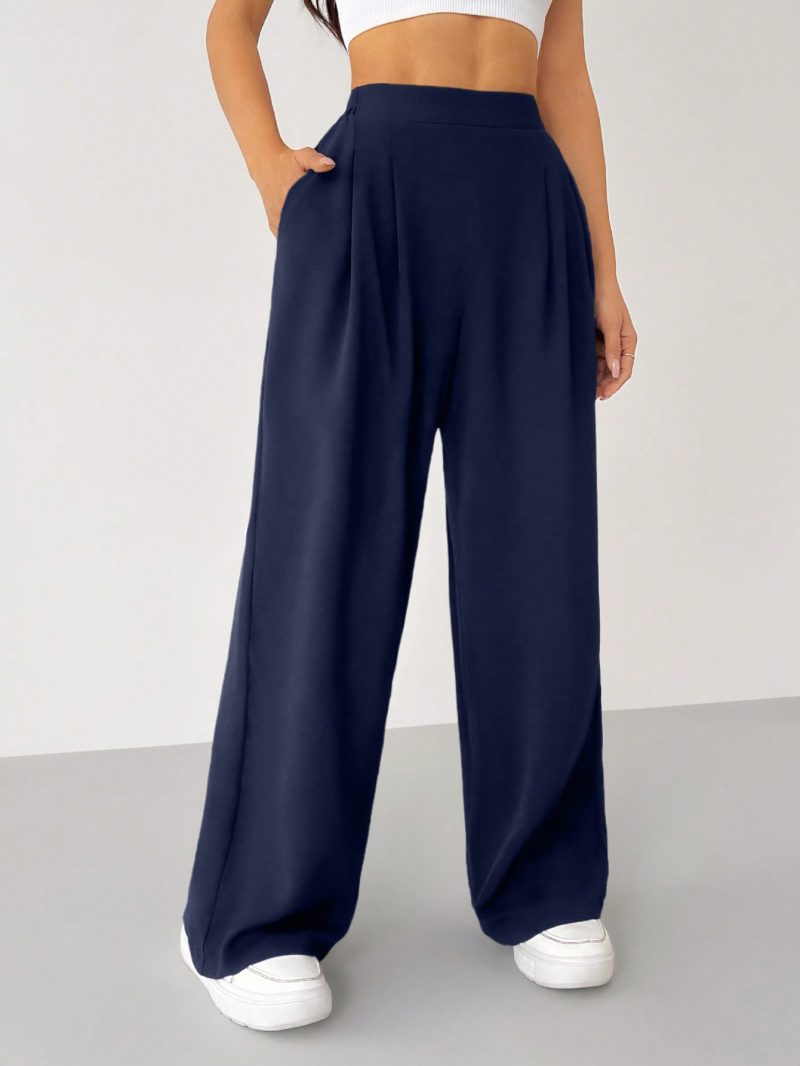 Women's Solid Color Simple Daily Basic Pants