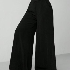 Women's Suit Pants With High Side Slits To The Thigh