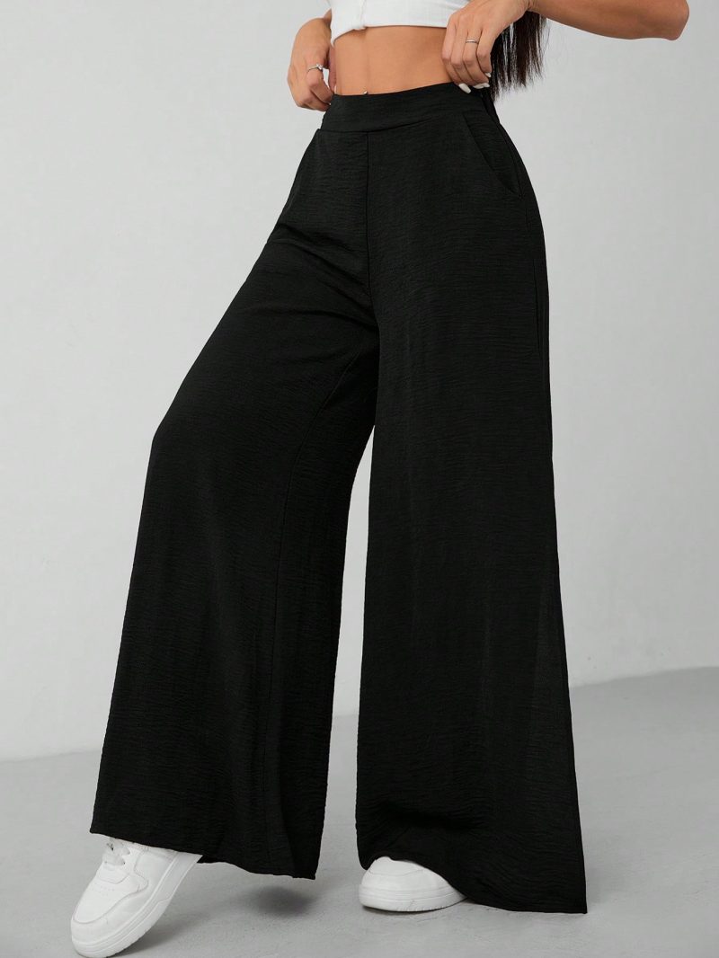 Women's Suit Pants With High Side Slits To The Thigh