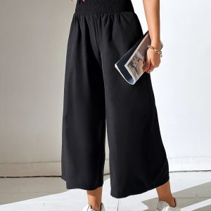 High Waist Wide Leg Pants