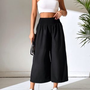 High Waist Wide Leg Pants