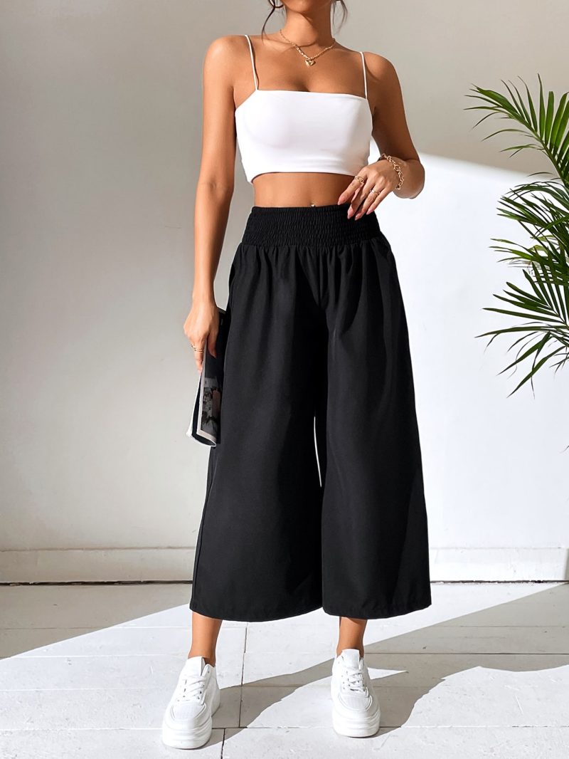 High Waist Wide Leg Pants